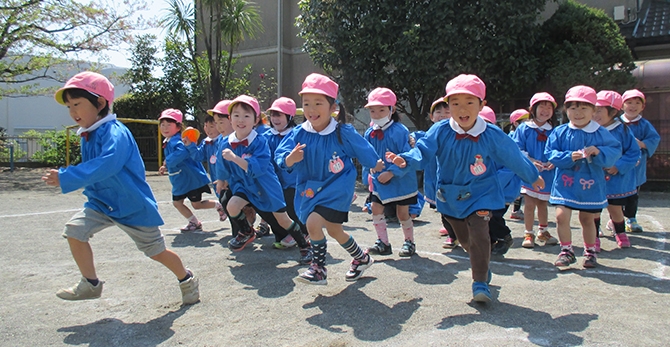 横浜市港南区 認定こども園 竹の子幼稚園の生活の外観